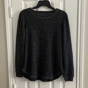 Comfort Code Black Textured Knitwear